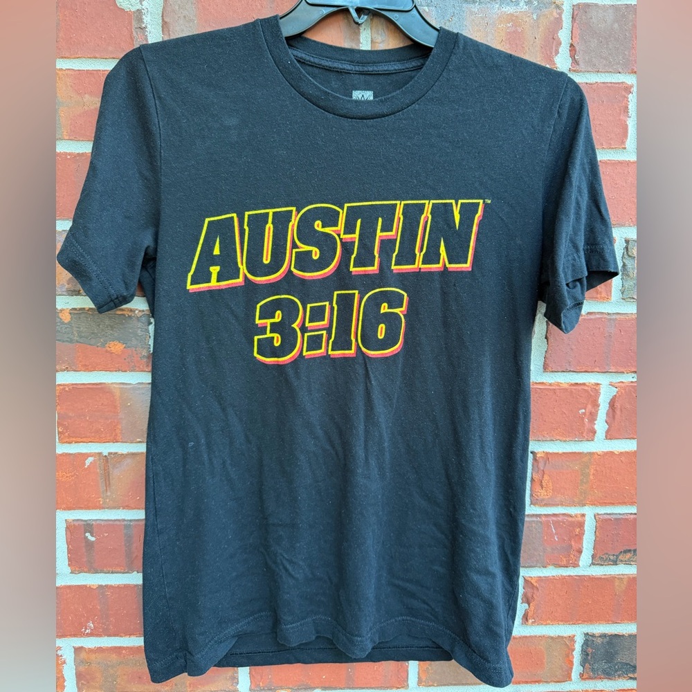 Vintage WWE Authentic Stone Cold Steve Austin 3:16 M Smoking Red Skull T-Shirt